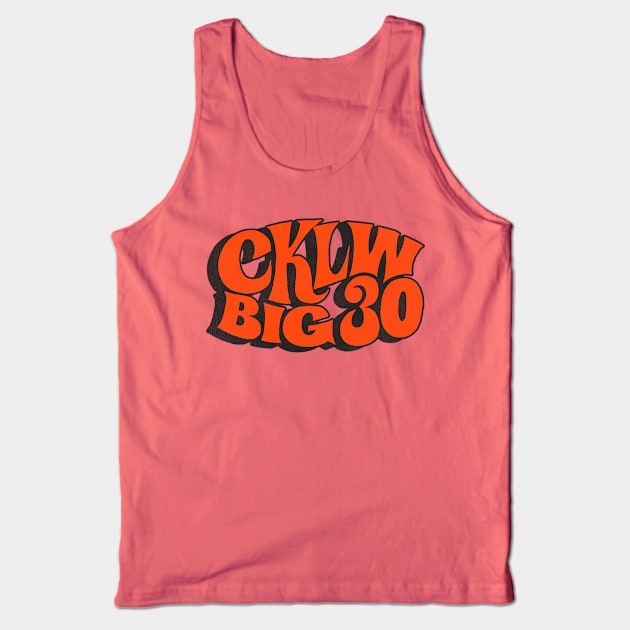 Retro CKLW 800 Windsor / Detroit Radio Station Tank Top by darklordpug